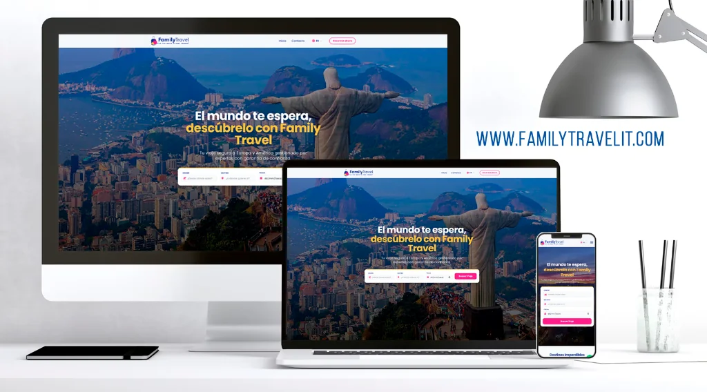 Desarrollo Web Responsive para Agencia de Viajes - Family Travel